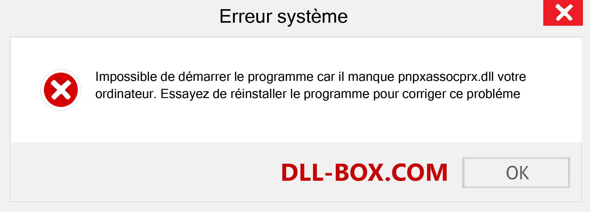 Le fichier pnpxassocprx.dll est manquant ?. Télécharger pour Windows 7, 8, 10 - Correction de l'erreur manquante pnpxassocprx dll sur Windows, photos, images